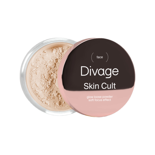 DIVAGE пудра д/лица рассыпчатая сияющая  skin cult glow loose powder