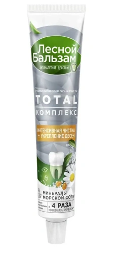 ЛЕСНОЙ БАЛЬЗАМ паста зубная ромашка и облепиха 75мл