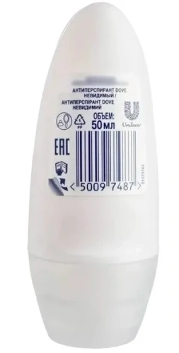 DOVE антиперспирант жен. невидимый 50мл ролл