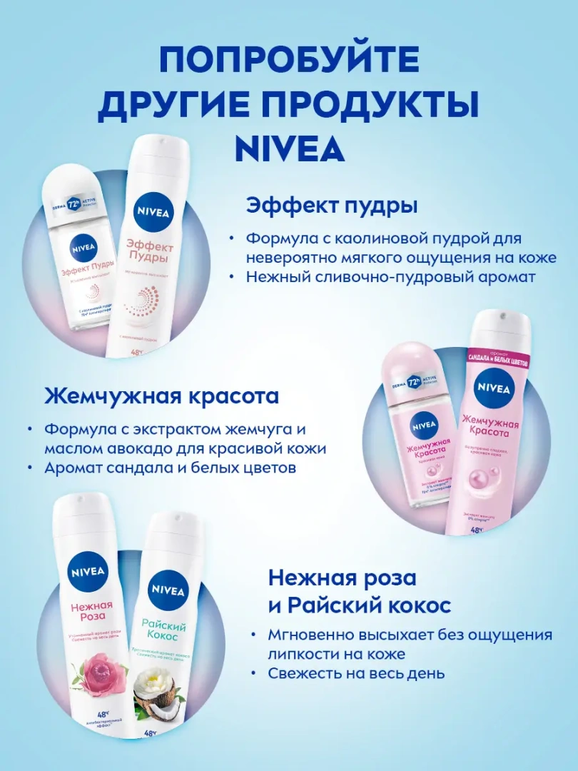 NIVEA антиперспирант жен. love be trendy нежная свежесть 50мл ролл 83204