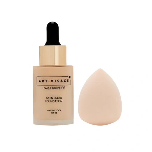 ART-VISAGE крем тональный жидкий с сатиновым финишем love.feel.nude т.404