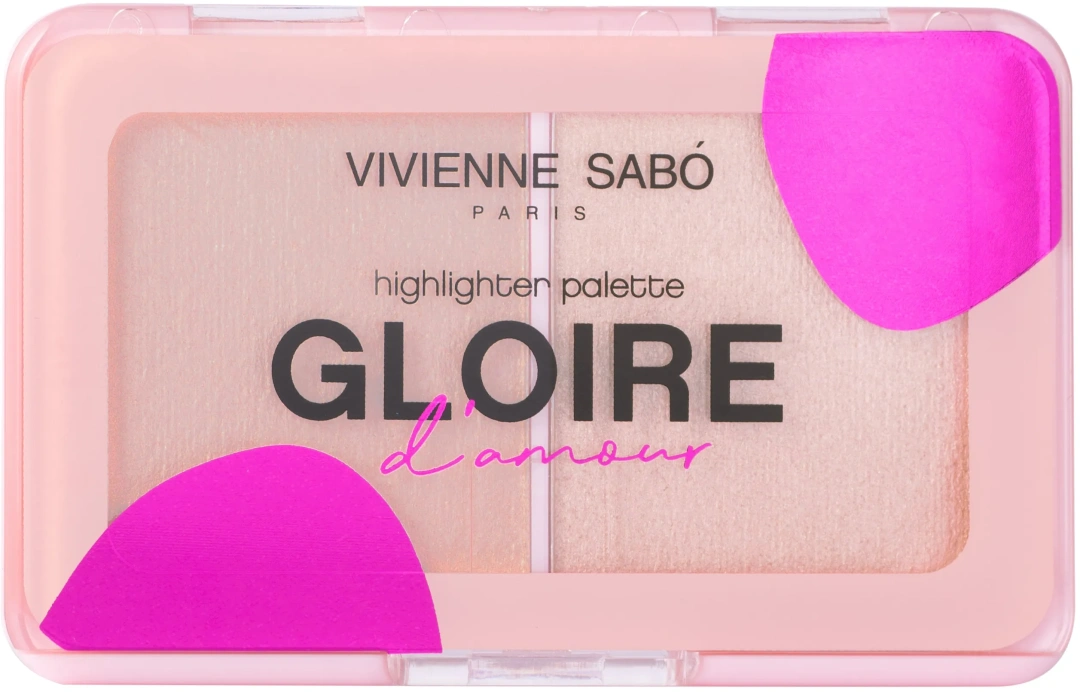 VIVIENNE SABO палетка хайлайтеров highlighter palette gloire d amour т.02