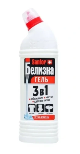 SANITA спрей 1 минута 500мл + SANFOR белизна гель 450г