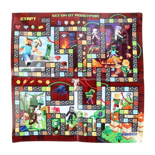 Игра-ходилка настольная по мотивам Майнкрафт