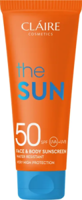 CLAIRE крем солнцезащитный водостойкий 50 spf 200мл