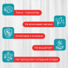PRIMILA шторка для ванной белый бриллиант полиэстер кольца в комплекте 180*200см