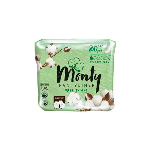 MONTY прокладки ежедневные в индивидуальной упаковке 20шт
