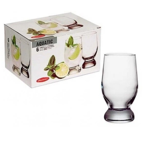 PASABAHCE Aquatic набор стаканов д/воды 220мл 6шт 162170
