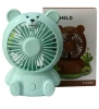 Вентилятор детский медведь настольный USB 8,8*12*4см JL-8889
