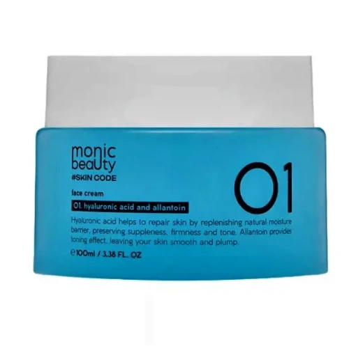 MONIC BEAUTY Skin Code 01 крем д/лица гиалуроновая кислота и аллантоин 100мл