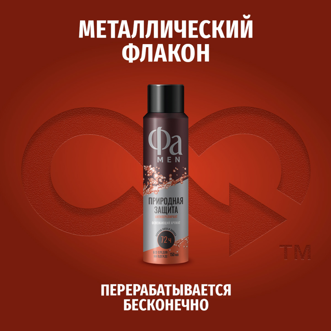 FA MEN антиперспирант природная защита гуарана 150мл спрей