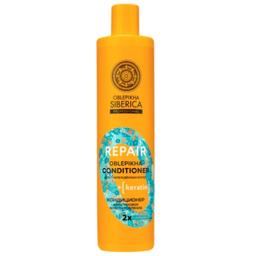 OBLEPIKHA SIBERICA кондиционер д/волос prof кератиновое восстановление 1л