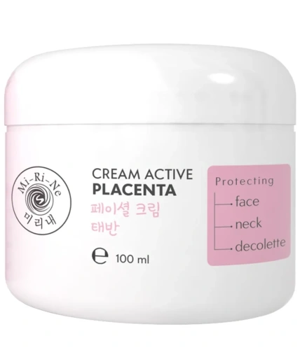 MI-RI-NE крем-актив защитный д/кожи лица шеи и декольте placenta 100мл