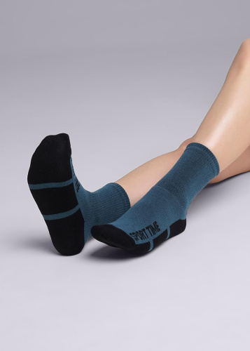 CLEVER носки детские термо плюш С301П т.бирюзовый р.22