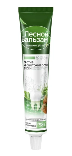 ЛЕСНОЙ БАЛЬЗАМ паста зубная кора дуба и пихта 75мл