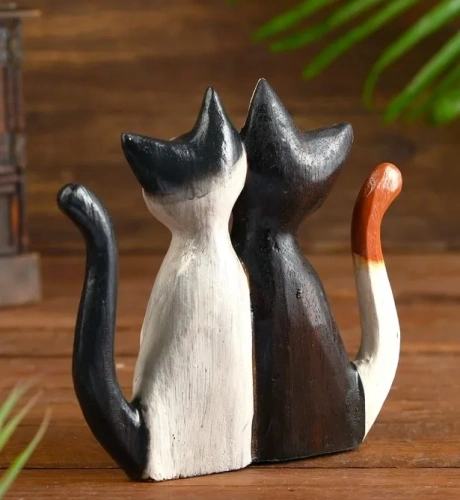 Фигурка дизайн милая парочка котят 20см 3728300