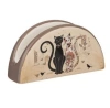 AGNESS Парижские коты салфетница 13,5*4см 358-1729