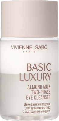 VIVIENNE SABO средство двухфазное д/демакияжа глаз с экстрактом миндаля basic