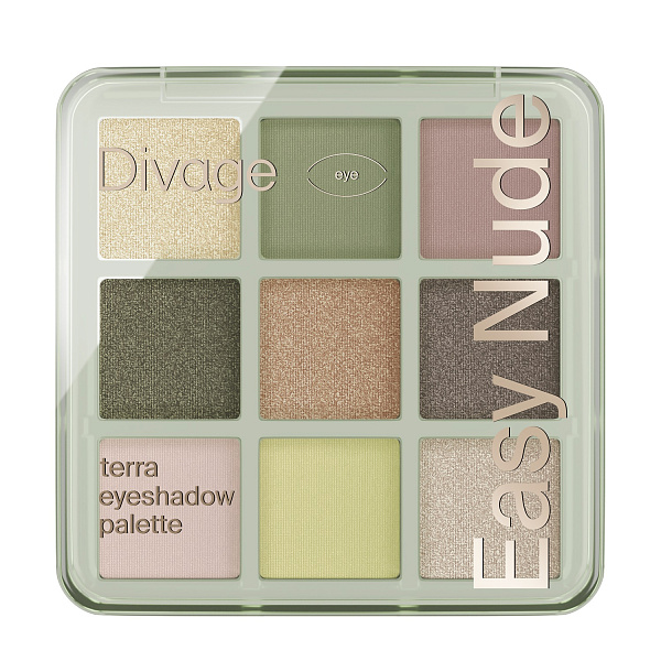 DIVAGE палетка теней д/век easy nude сherry eyeshadow palette