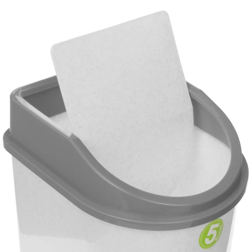 Контейнер д/мусора цв.мраморный 5л М2480/20