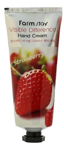 FARMSTAY крем д/рук клубника 100г 510053