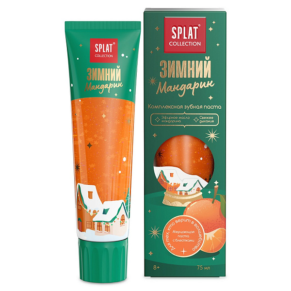 SPLAT Collection паста зубная зимний мандарин 75мл
