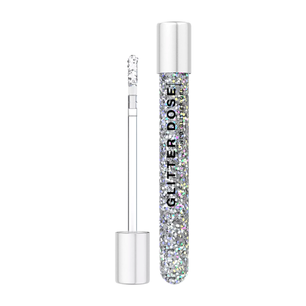 INFLUENCE BEAUTY глиттер glitter dose на гелевой основе т.02