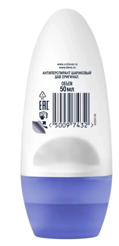 DOVE антиперспирант жен. original 50мл ролл