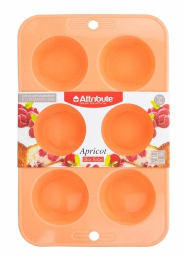 Форма д/маффинов apricot 6шт ABS309