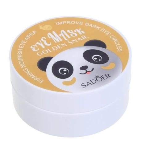 SADOER патчи гидрогелевые д/кожи вокруг глаз увлажняющие golden shail 60шт 80г