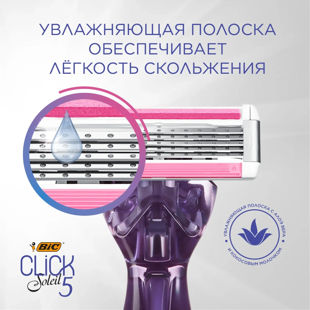 БИК бритва женская клик 5