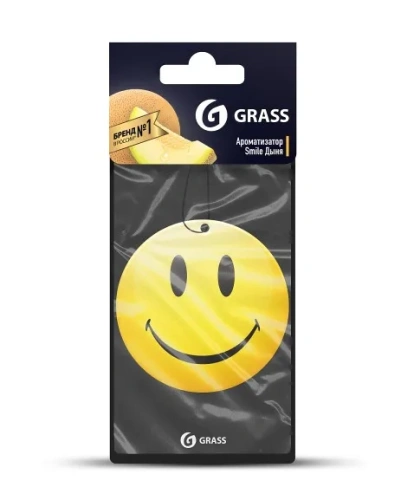 GRASS ароматизатор картон смаил дыня